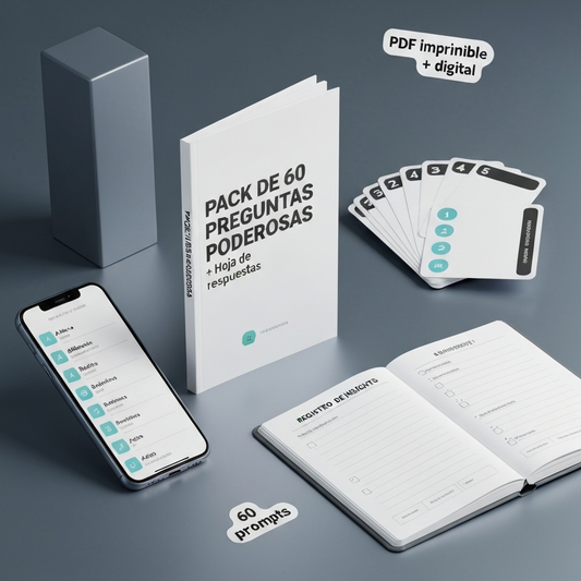 Pack de 60 Preguntas Poderosas + Hoja de Respuestas (PDF)